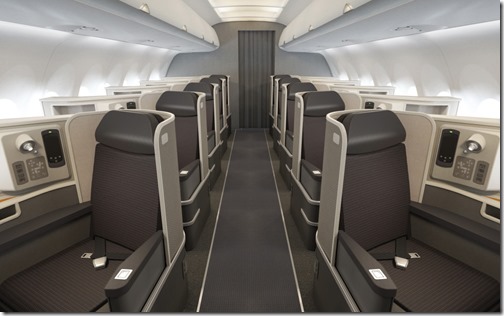 American Airlines A321 Transcon First Class