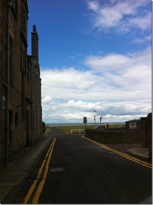 Driveway to Rusacks Hotel