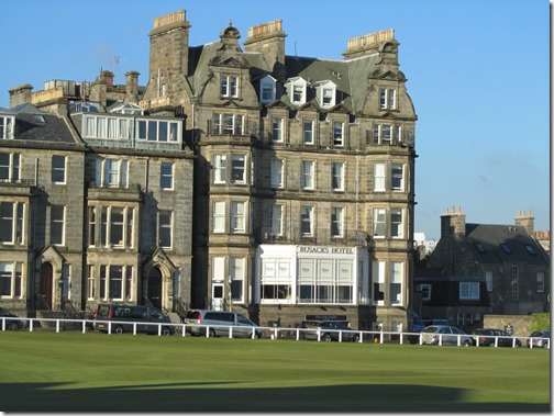 Rusacks Hotel Lobby From 1st Tee at St Andrews