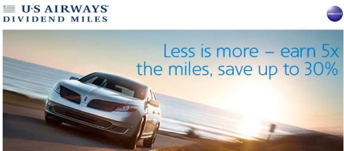 Avis US Airways Fall 2014 Bonus 5x