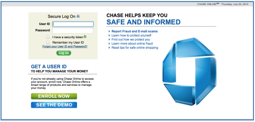 Chase Secure Message