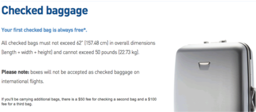 JetBlue baggage