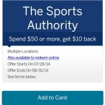 a screenshot of a sports authority