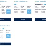 a screenshot of a flight schedule