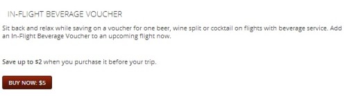 Delta In-Flight Beverage Discount