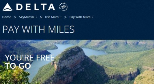 Delta Pay With Miles Option