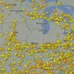 a map of planes with cities