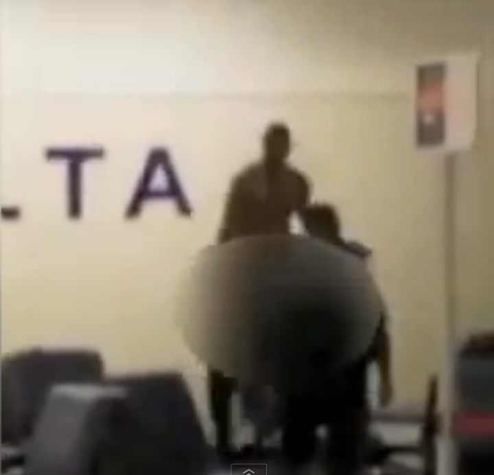 So A Naked Man Is Jumping In Airport Winner Of Delta Drink