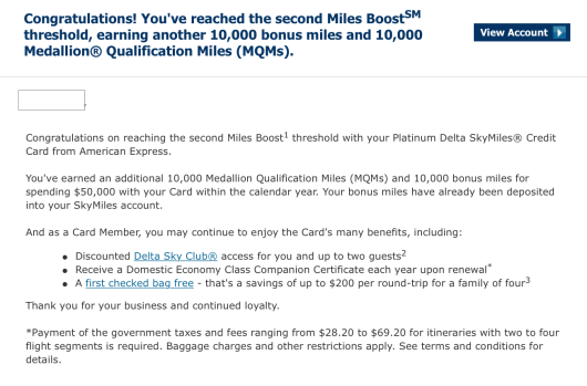 How To Earn 10000 Delta Mqms Toward Medallion Status Points Miles And Martinis 7195