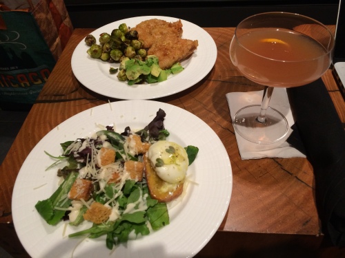 a plate of food on a table