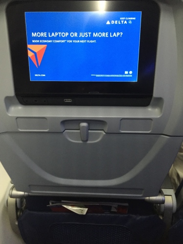 Delta 737-900ER Economy Comfort Seat Back