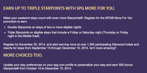 Last Chance - Easy Way To Earn 500 SPG Points