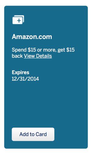 How To Score a Free $15 Amazon Credit with Amex Sync Offersc