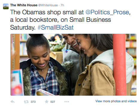 President Obama Spend Small Business Saturday