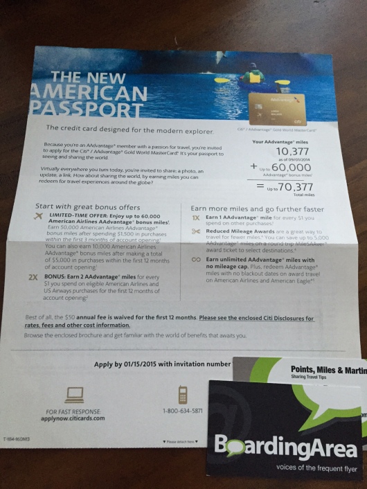 American Airlines 60,000 Credit Card Offer