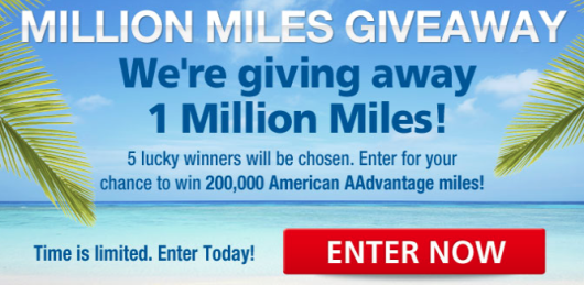 Million Miles Giveaway Sweepstakes 