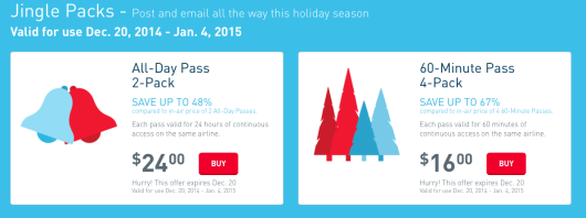 Gogo Passes Promo For The Holidays 