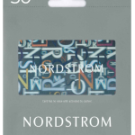 a grey gift card with white text