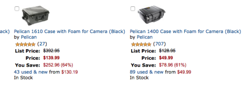 Save Up To 64% Off Pelican Travel Cases Today!
