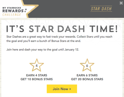 Easy Way To Earn 20 Starbucks Stars Bonus