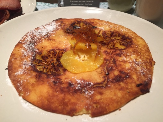 Andaz Lemon Poppy Seed Pancakes