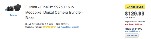 Hot Deal: 65% Off Fujifilm FinePix Camera Bundle