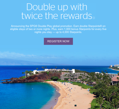 New SPG Double Play Promotion Is Here!