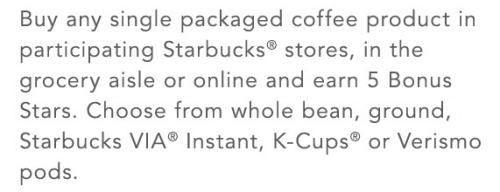 Easy Way To Earn 5 More Starbucks Bonus Stars (Targeted)