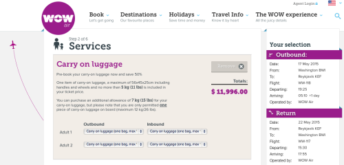 WOW: $12,000 Carry On Bag Fee On Your $99 Ticket To Europe