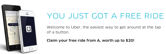 Uber Free Ride $20