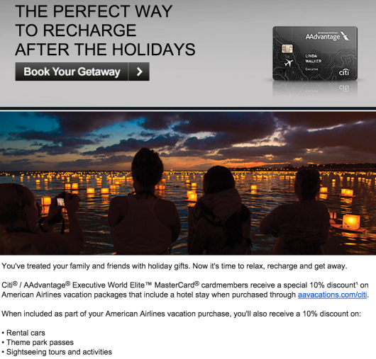 American Airlines Vacation Discount
