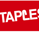 a red sign with white text