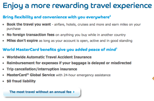 Barclaycard Arrivalâ„¢ World MasterCardÂ® Benefits