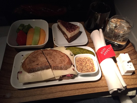 Delta First Class Pastrami Sandwich