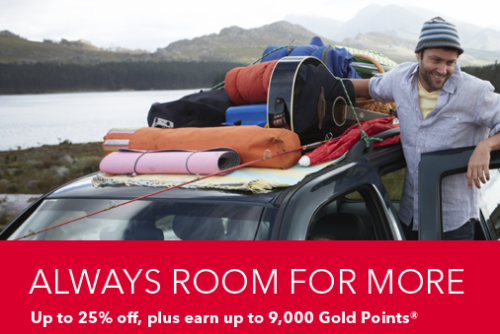 8,250 Bonus Gold Points Avis Promotion