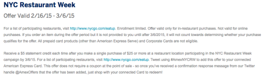 More New Amex Offers For You NY And LA