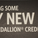 a black sign with white text