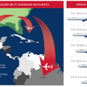 a diagram of airplanes on a map