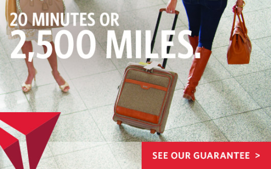 Delta's 2,500 Baggage Guarantee Challenge Accepted!
