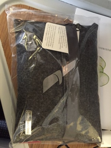 a bag of black fabric