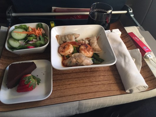 Delta First Class Dumpling Dinner