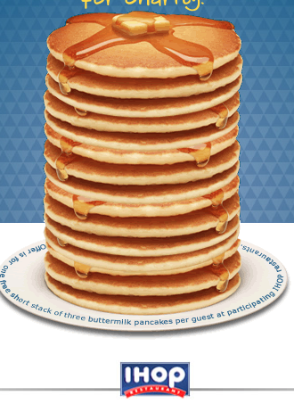 Free IHOP Pancakes