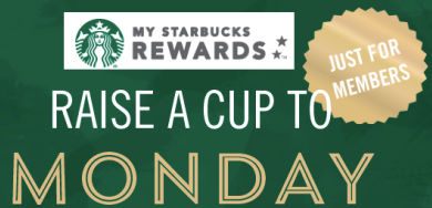 Latest Starbucks Rewards Promotion: Member Mondays