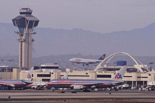 airplanes on the runway