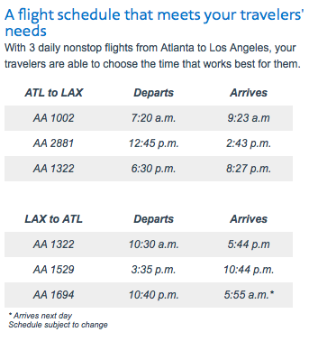 Double Points On American's New LAX-ATL Service