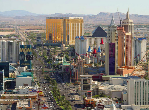 a city with many tall buildings