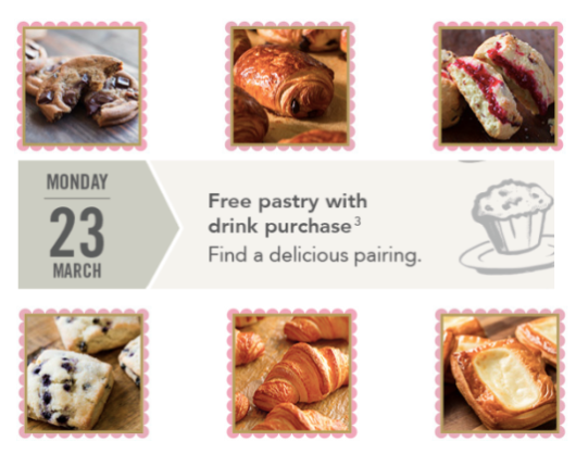 Starbucks Rewards Members: Free Pastry Today 2-5pm