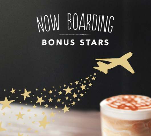 Starbucks: 3 Bonus Stars In Airports Through April 12th!