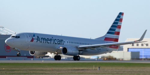 an airplane on a runway