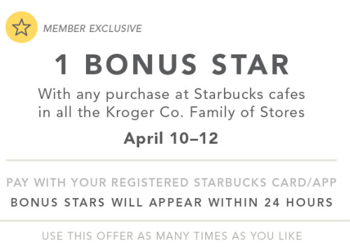 Starbucks Rewards: Program Update + Bonus Stars